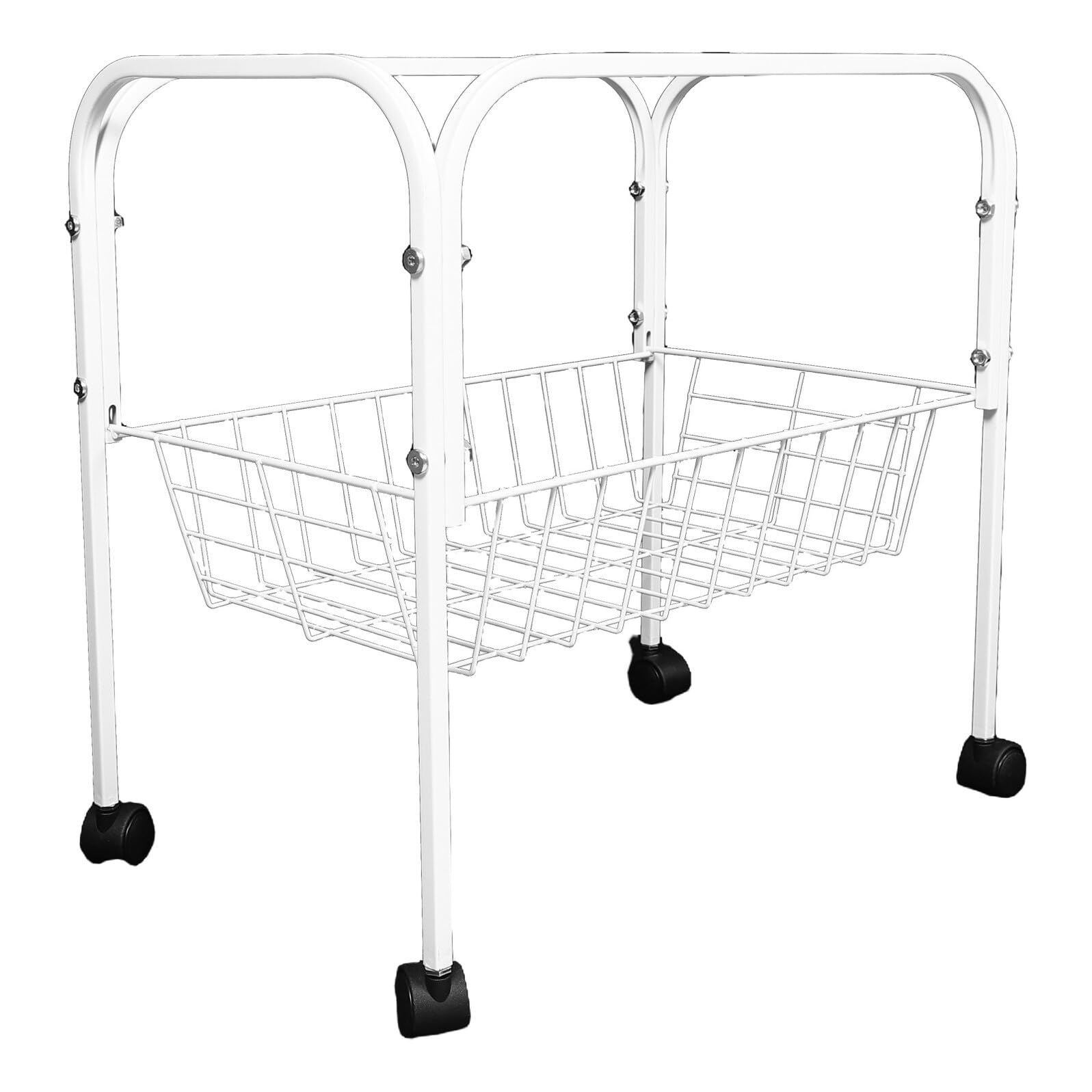 Support Roulant pour Cage Métal 45 cm Evite les Maux de Dos