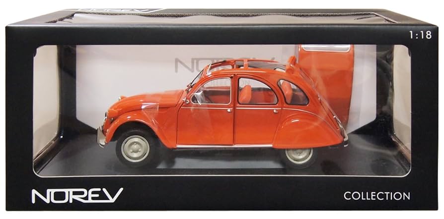 Amazon | ノレブ 1/18 シトロエン 2CV 1976 オレンジ 完成品