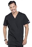 Scrubs for Women and Men Unisex V-Neck Nursing Scrub Top with 3 Pockets, Side Vents & Easy Care Fabric - 4876