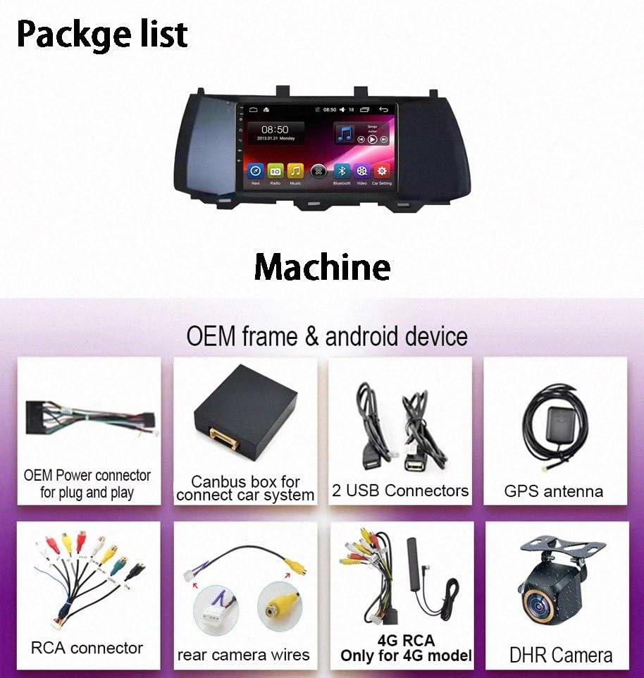 Radio Carplay 2 DIN Honda City 2008-2014: receptor de audio Bluetooth 2G+32G 7