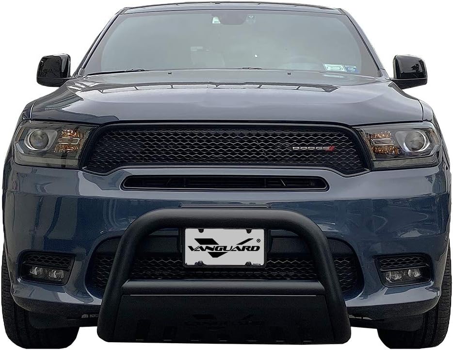 Vanguard Black Powdercoat Bull Bar 20in LED Kit | Compatible with 11-22 Dodge Durango Excludes SRT Models/ 11-22 Jeep Grand Cherokee