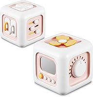 Vista 9 de Juguete de cubo ocupado para niño de 1 año, juguetes Montessori para niños de 1 año en adelante, juguetes sensoriales de viaje para niños pequeños