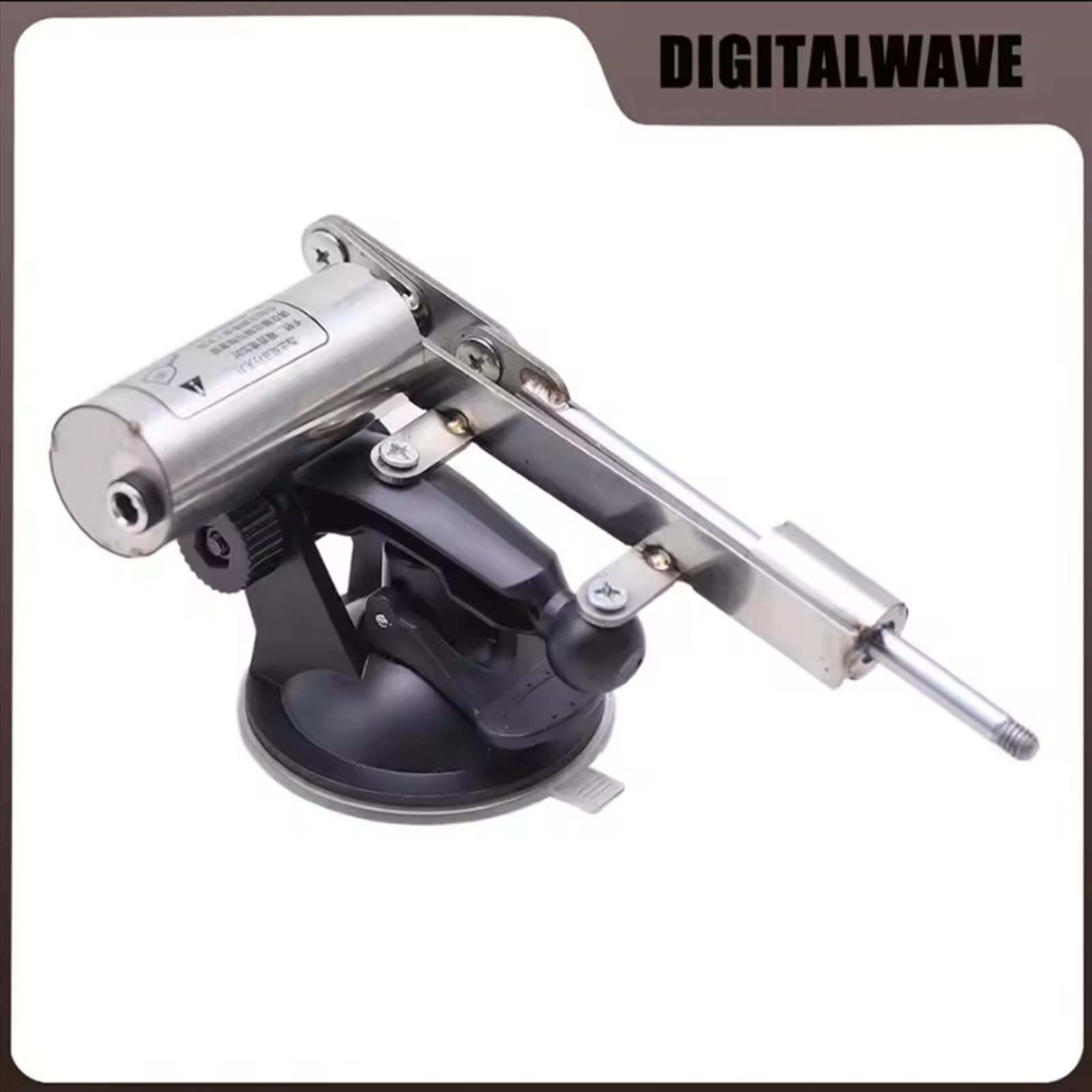 Attuatore lineare telescopico a velocità regolabile, corsa 39 mm, motore alternativo 3 V-24 V, con ventosa in alluminio da 60 mm, per progetti fai da te e dispositivi meccanici