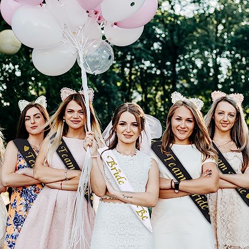 MIVAIUN 12 Pieces Hen Party Sashes Set of Bridesmaid, Hen Party Accessories Sashes Sets - Image 4