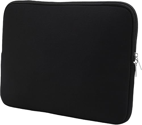 Miniatura 1 de Tablet Sleeve Bag Carrying Cases, Black Water Proof Neoprene Foam Portable Tablet Carrying Cases with Zip for Laptop Computer, Lightweight (15.6