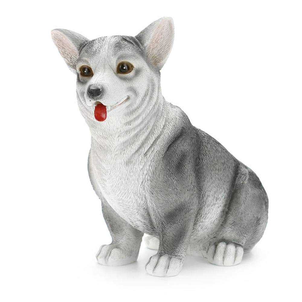 Belle petite tirelire en chien cadeau d'art original pour famille et couples