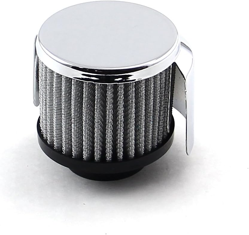 Speedmaster PCE309.1005 Chrome Valve Cover Filter Breather - w/Hood (1 1/2" Clamp On)