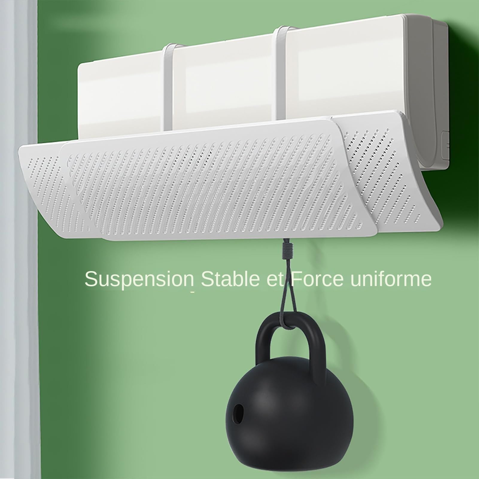 Deflettore Flusso D'aria | Deflettore di Aria Condizionata Regolabile | per Ufficio, Casa, Esterno, Auto, Camera da Letto e Finestre