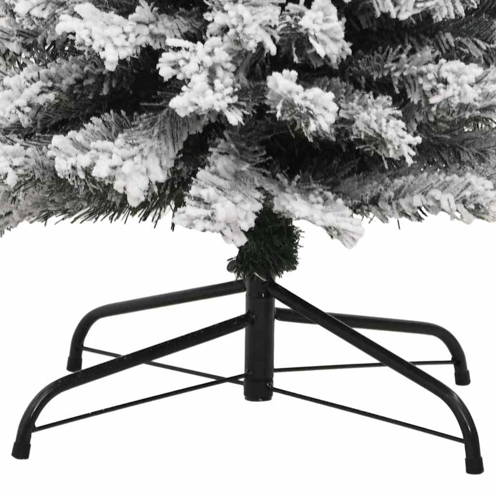 Künstlicher Weihnachtsbaum 180 cm mit 300 LEDs und Ständer grün PVC Metallrahmen warmweiß LED-Lichterkette innen außen Festliche Dekoration Wohnzimmer Flur Terrasse