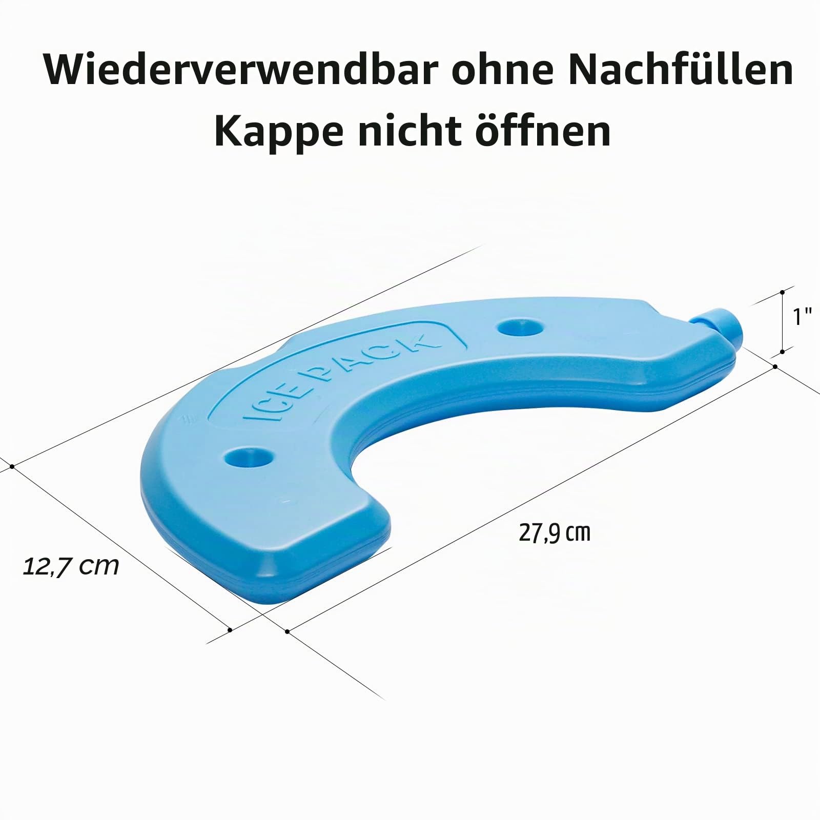 iPettie Ersatz-Kühlakkus für Donut Frost Automatischer Futterspender für Haustiere, Modellnummer IP-FD-C01-I2, 2 Stück