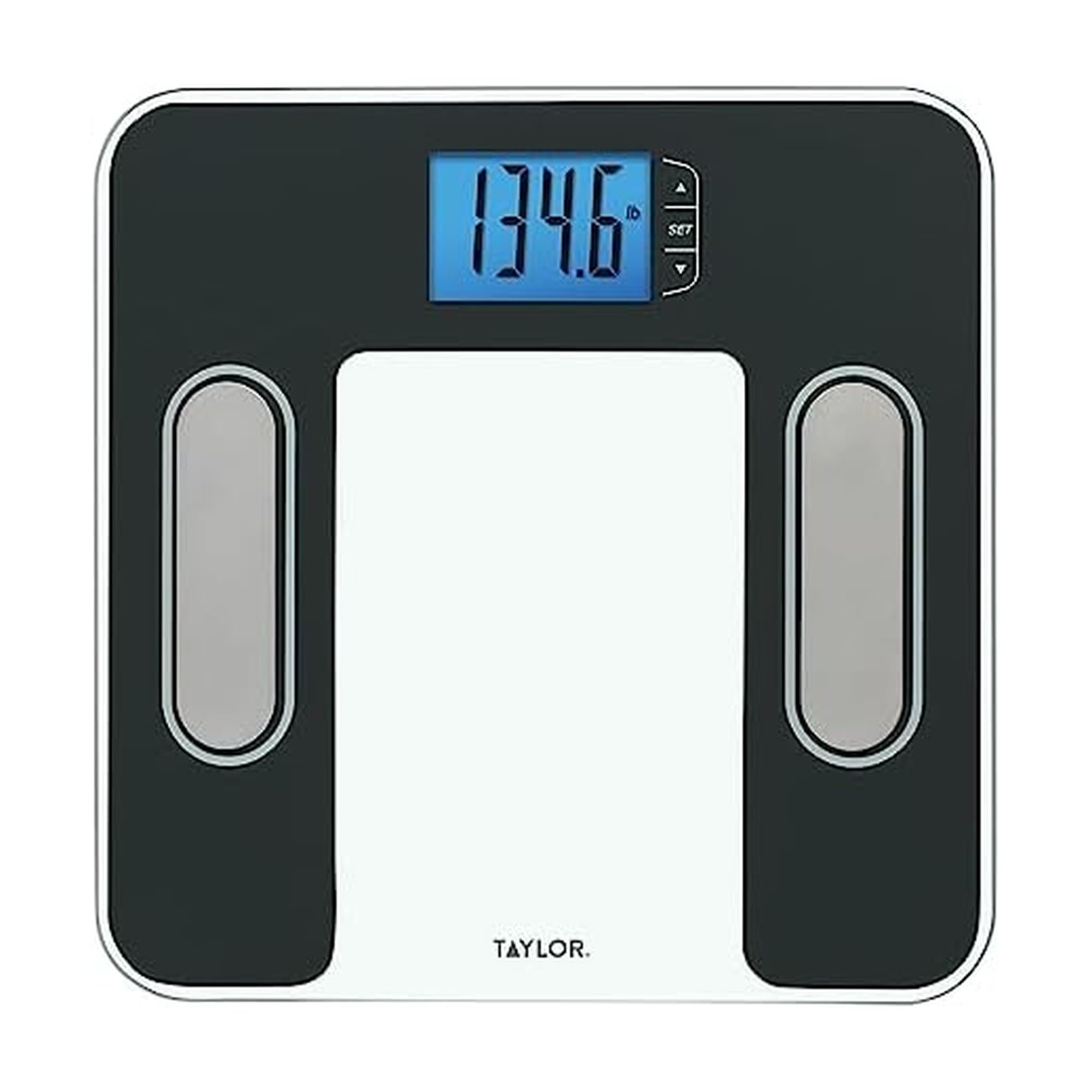 Taylor Digital Glass Body Composition Scale Bathroom Scale for Body Weight Measures Body Fat Body Water Muscle Mass