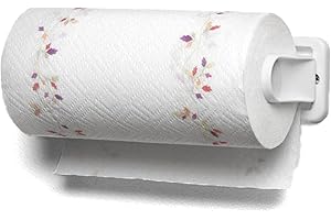 Spectrum Plastic Wall Mount Paper Towel Holder - White