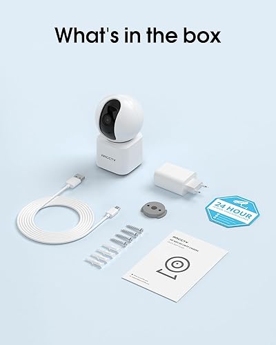 Miniatura 8 de Cámara de seguridad de 4MP para seguridad del hogar, cámara de seguridad WiFi 6 para interiores con seguimiento de movimiento, conversación de 2