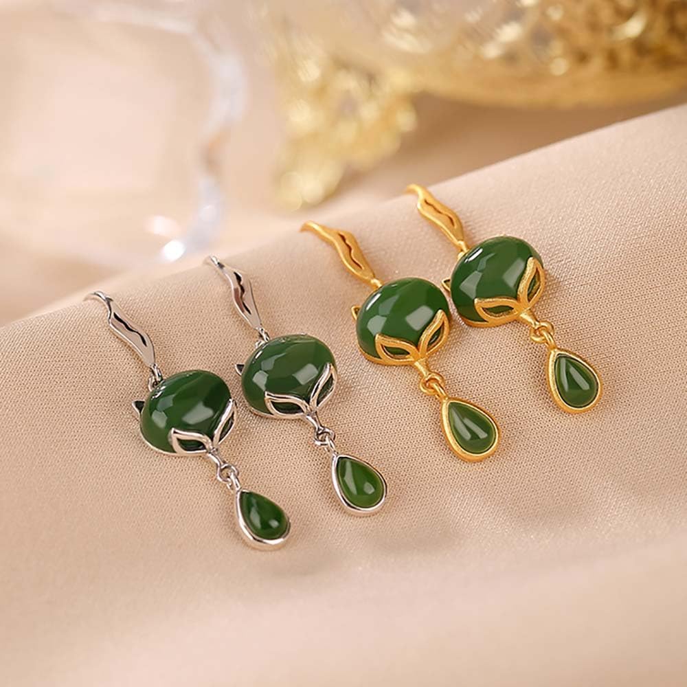 LLXYWJ Pendientes de aro pequeños de Doble de Plata de Ley, Pendientes de con Personalidad para Hombres Wen