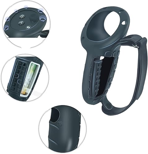 Miniatura 4 de Controller Grip Cover for Quest 3 Accessories Silicone Grips Strap Cover Protector with Knuckle Straps (Black)