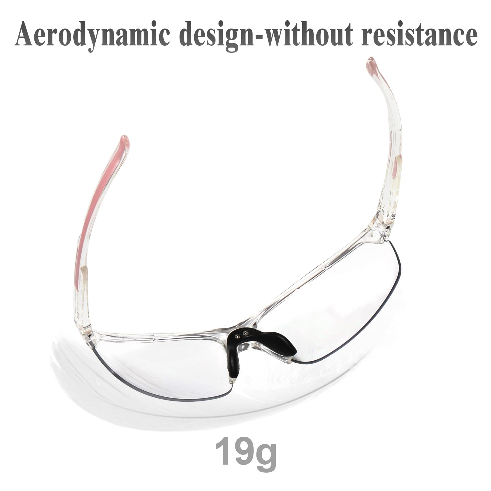 Selbsttönend Fahrradbrille Photochromatische Sportsonnenbrille Herren Damen Transprante Gläser Klar Radsport Radfahren MTB