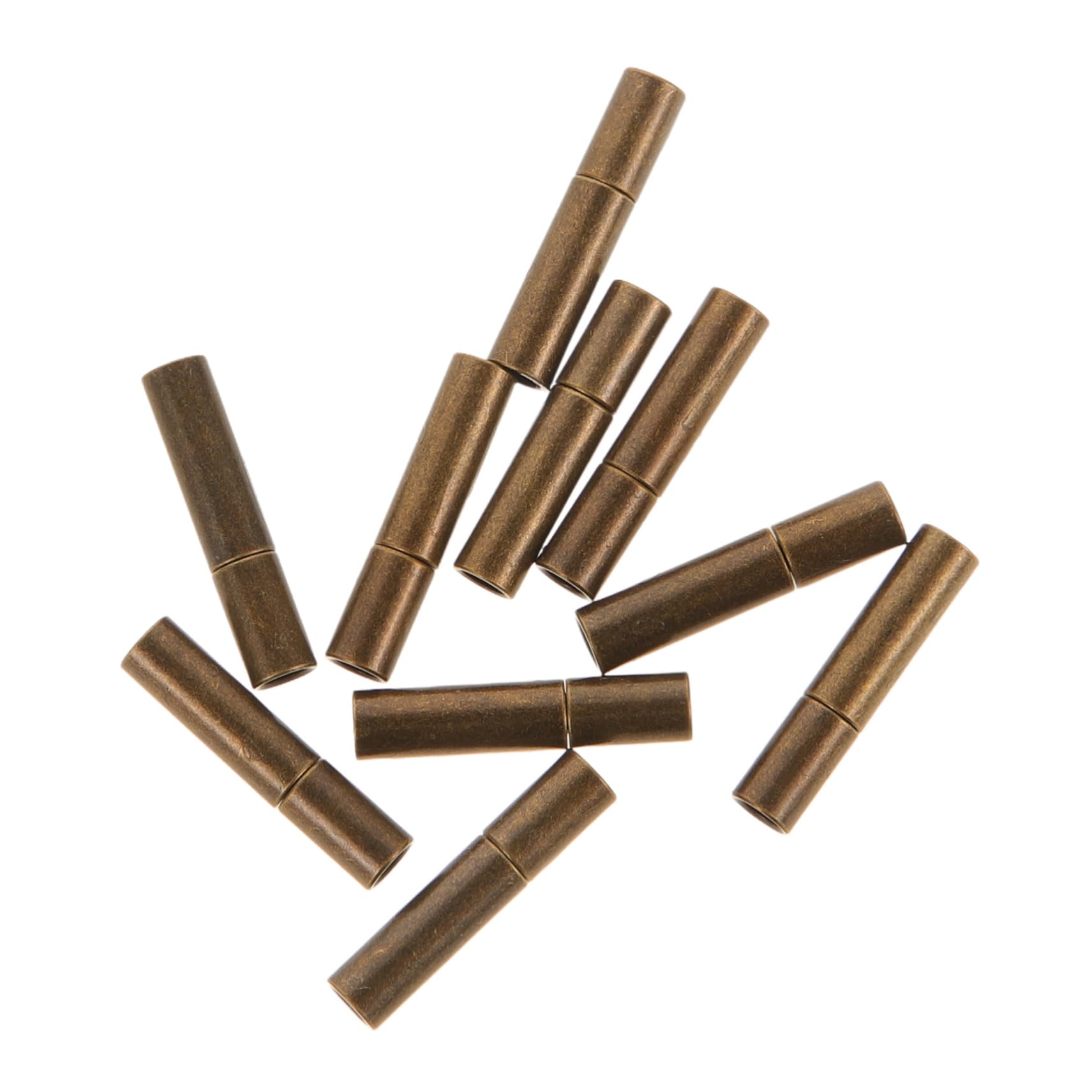 VILLCASE Bracelet End Caps 20pcs End Caps Locking Metal for Jewelry Vintage Style Easy Install