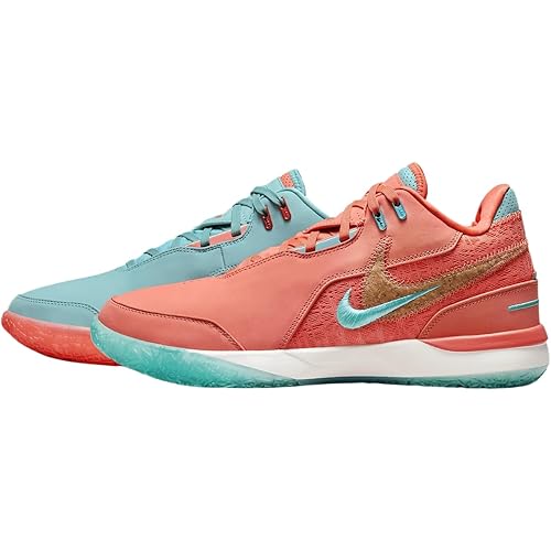 Lebron NXXT Gen AMPD Basketball Shoes (FJ1566-101, Light Orewood Brown/Washed Teal/Metallic Gold)