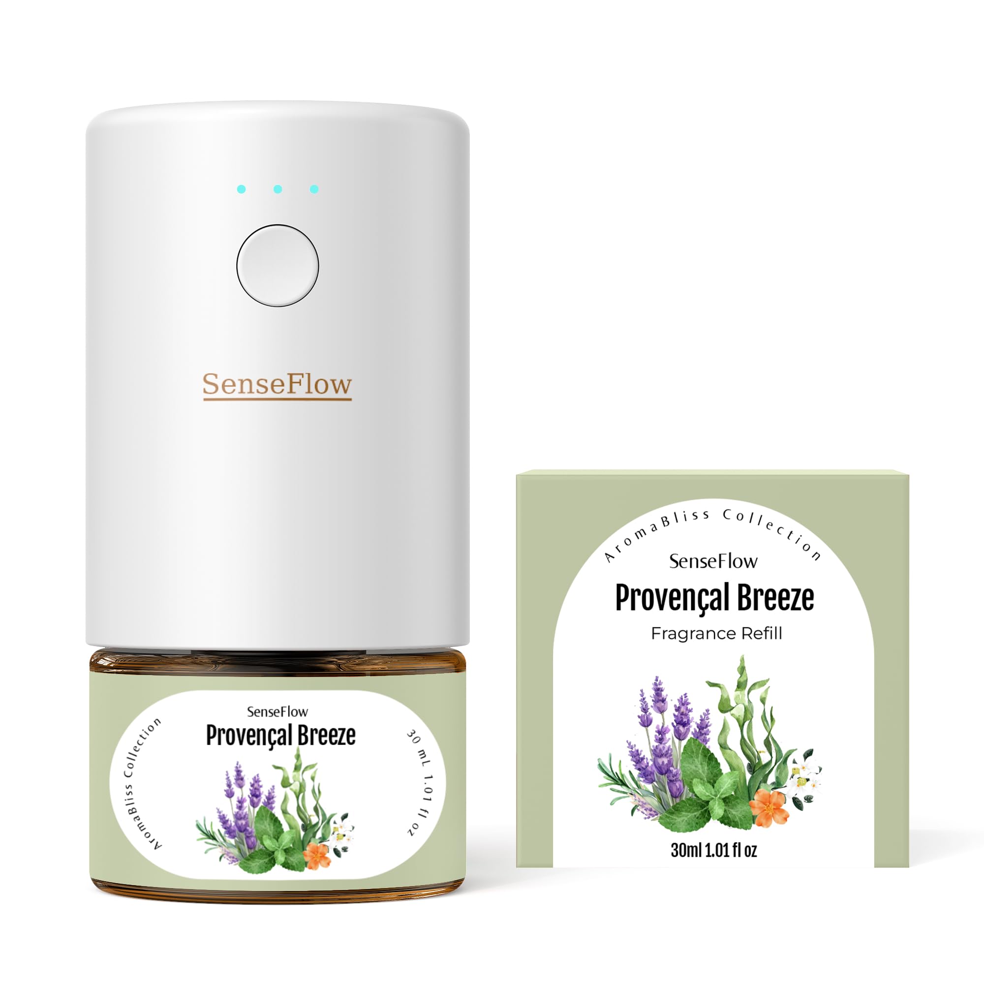SenseFlow Waterless Essential Oil Diffuser