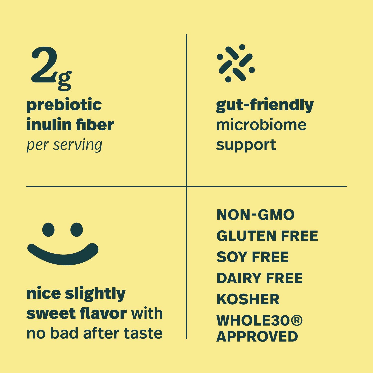 Sprout Living Organic Inulin with FOS Prebiotic Powder, Soluble Fiber for Leaky Gut, Bloating, Digestion, Feed Friendly Bacteria (Probiotics), 1 Scoop Daily, 1 lb (90 Servings) — Amazon image 3
