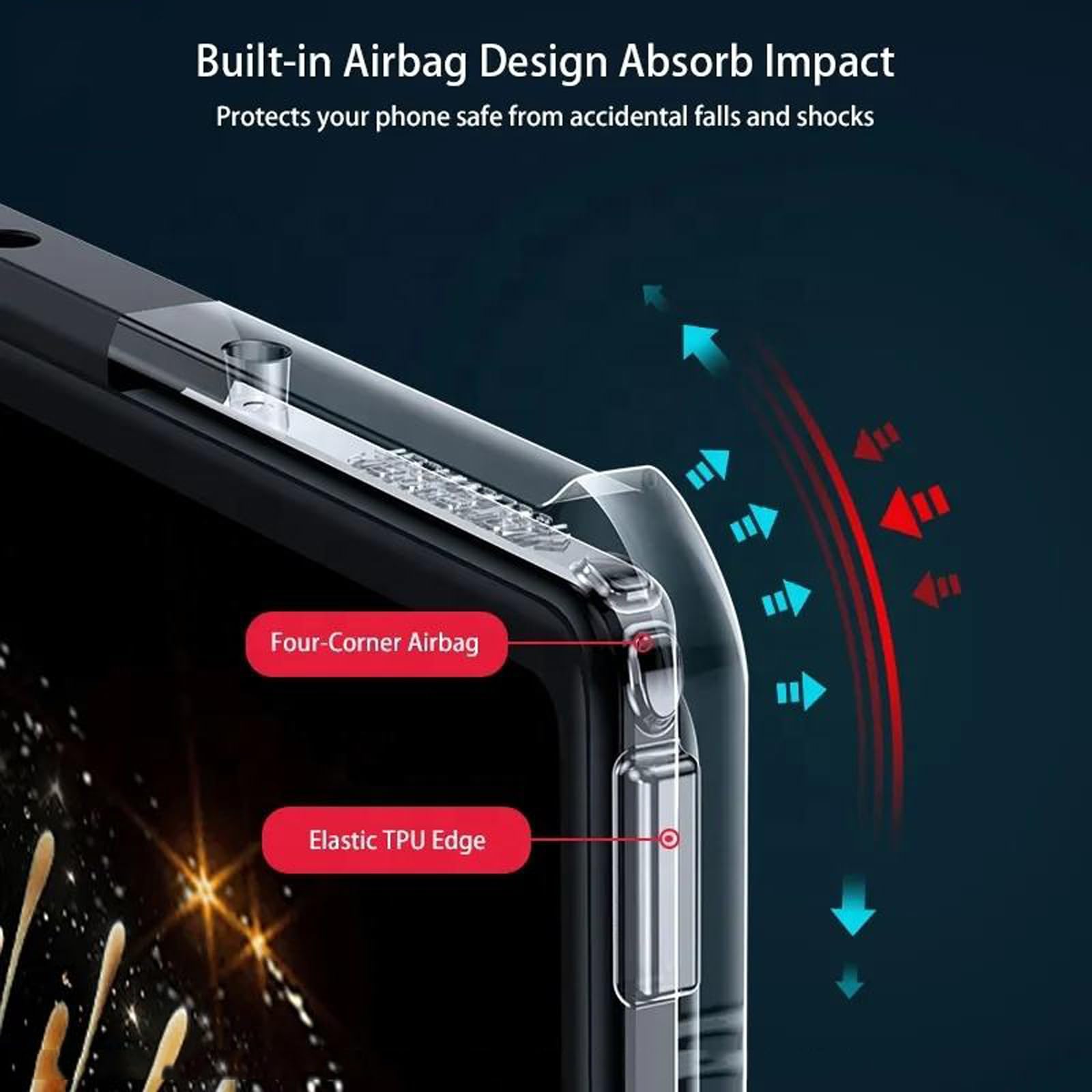Amazon.co.jp: Xiaomi MIX Fold 3用クリアハイブリッドケース、4 