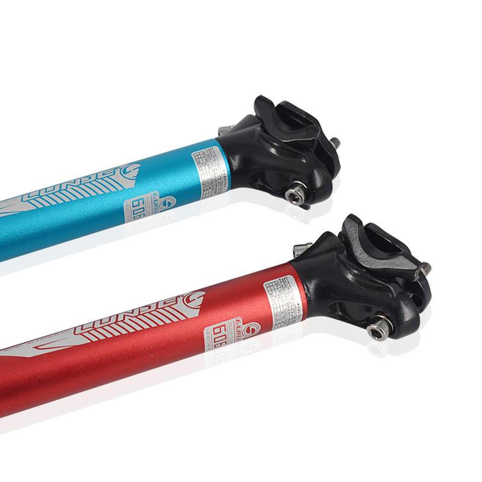 Sattelstütze, verstellbar, für MTB, Rennrad, Rot, 30,9 mm, 400 mm, 2 Stück Sport & Freizeit
