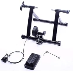 Soporte Rodillo Tacx BalanceFrom Soporte de bicicleta para entrenamiento de bicicleta de acero con soporte magnético para bicicleta con bloque de elevación de rueda delantera