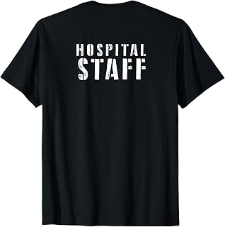 Hospital Security Guards & Safety Officers Staff Uniform T-Shirt