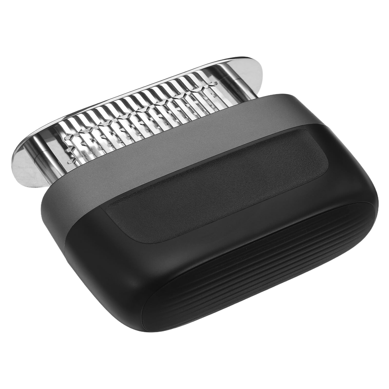 Herramienta para Ablandar Carne Aguja de Acero Inoxidable Ablandador de Filetes Negro Compacto y Portátil para Cocina Barbacoa y Uso Diario