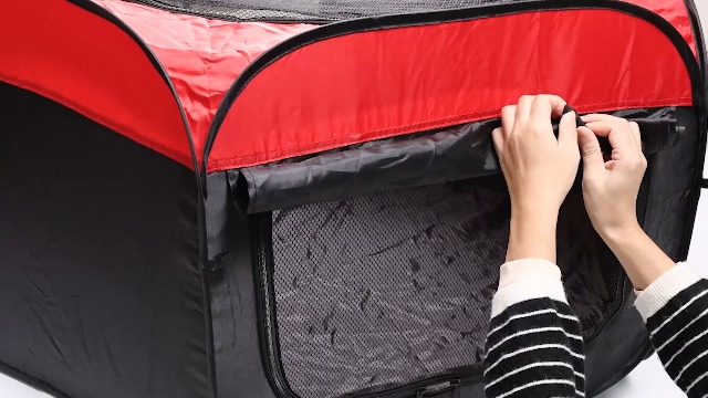 Recinto Pieghevole Per Animali - 51x114x114 Cm, In Tessuto Oxford, Per Conigli, Criceti, Pulcini