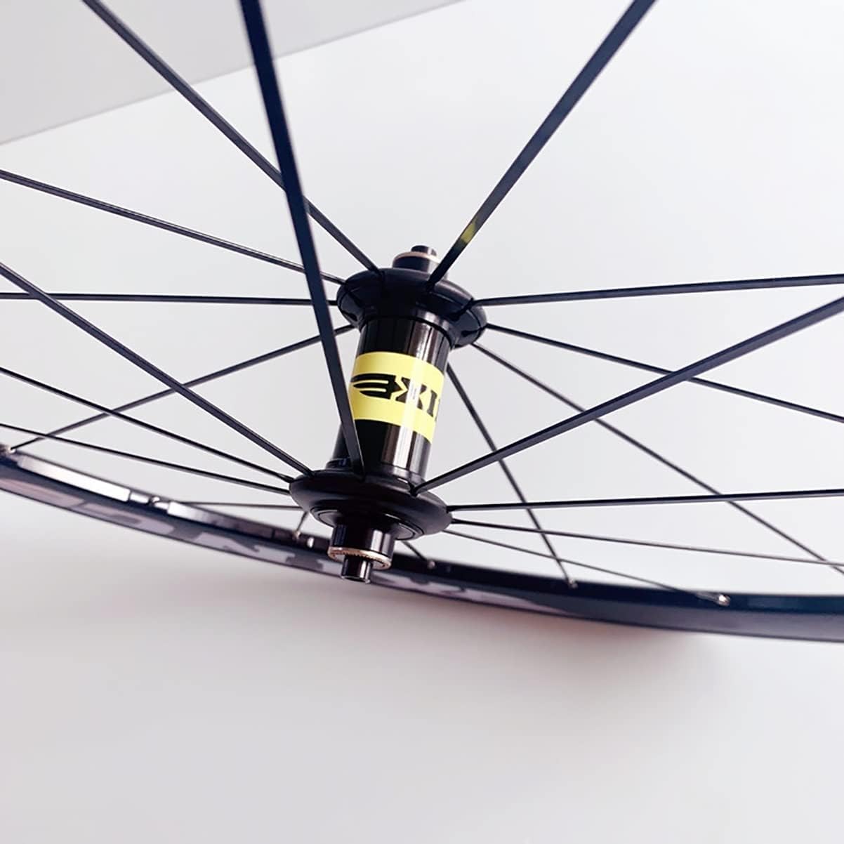 700C Juego De Ruedas De Carretera 50Mm Llantas De Aleación De Aluminio C/V Freno Ruedas De Bicicleta 24H Straight Pull Radios Liberación Rápida Buje para Cassette De 8 9 10 11 Velocidades