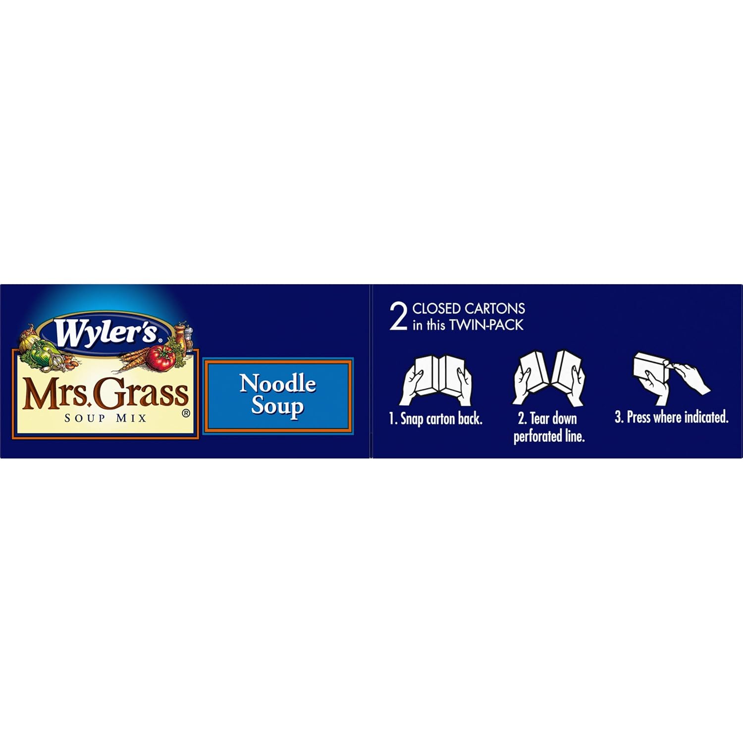 Mrs. Grass Soup Mix, Noodle, 4.2 Ounce (Pack of 12)