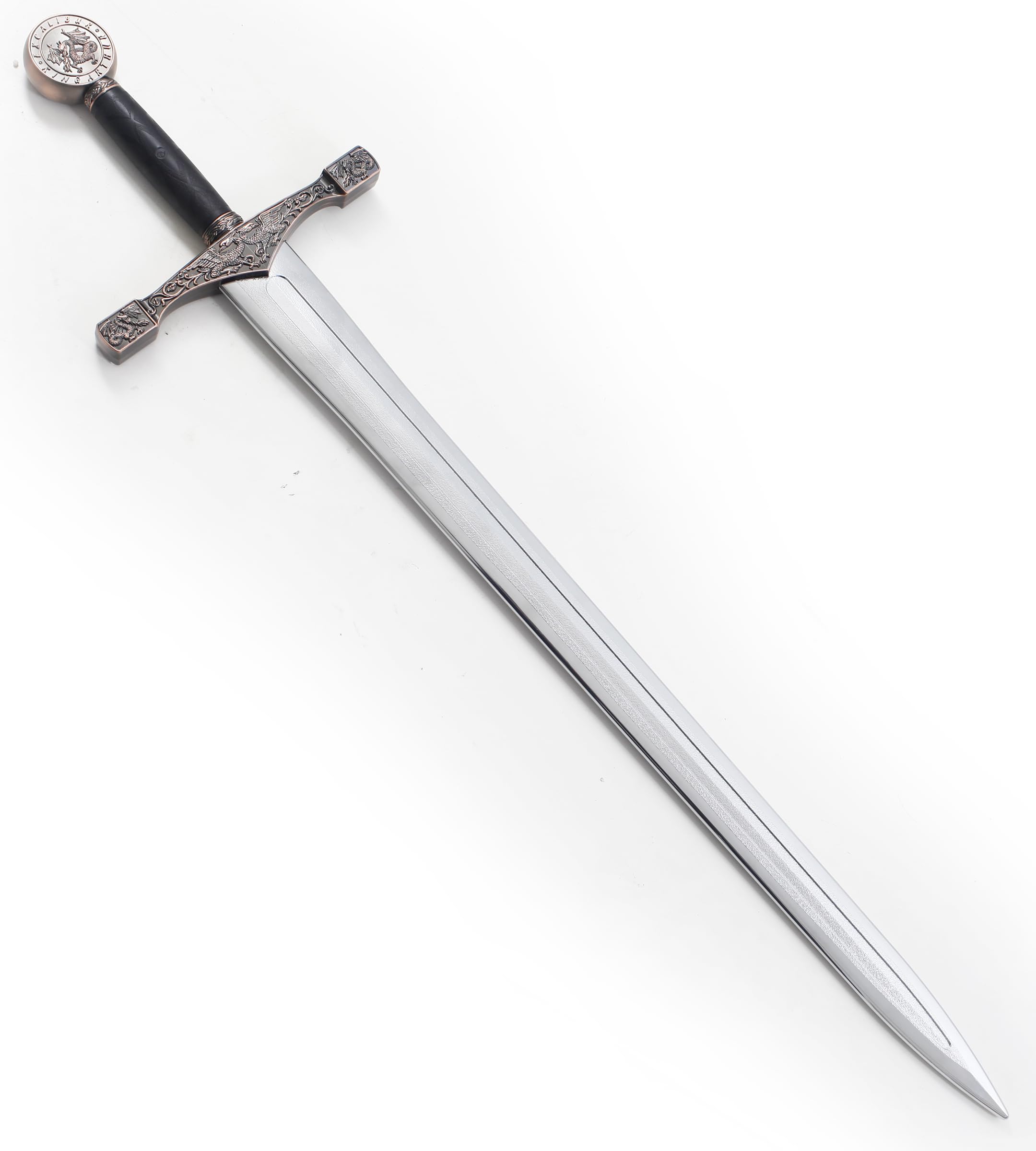 Épée Plastique Médiévale Excalibur en Polypropylène Argent Combat Entraînement