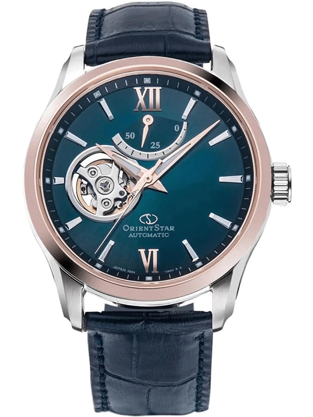 Orient Gwiazda analogowa mid-37046, Niebieski, ciągnąć