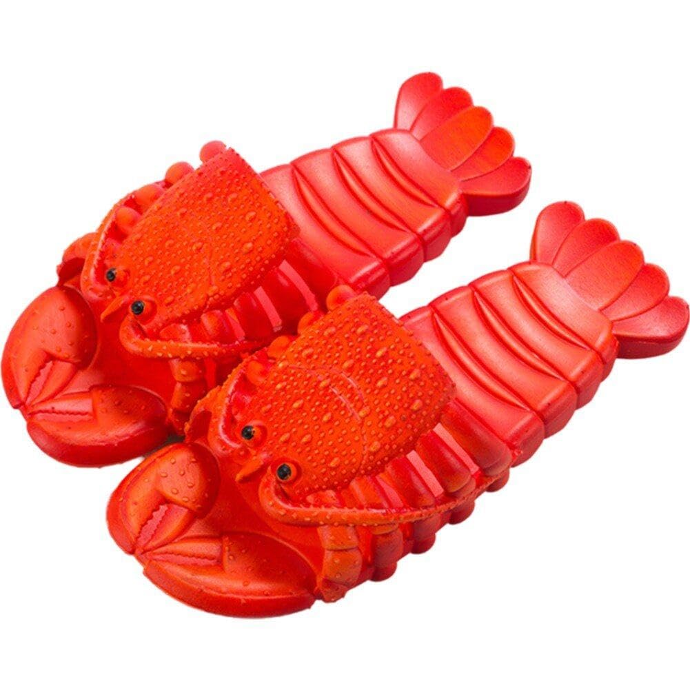Pantoufles homard amusantes et tongs de plage imperméables pour piscine