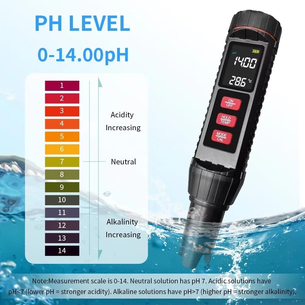 Miernik temperatury 7w1 PH TDS EC ORP Zasolenie SG Tester jakości wody