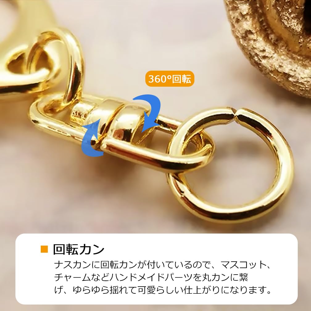 Amazon.co.jp: キーホルダー金具 50個入り キーホルダー パーツ
