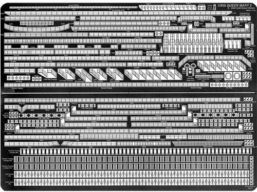 Etching Parts RMS Queen Mary 2 accessoires photodécoupe GM4009