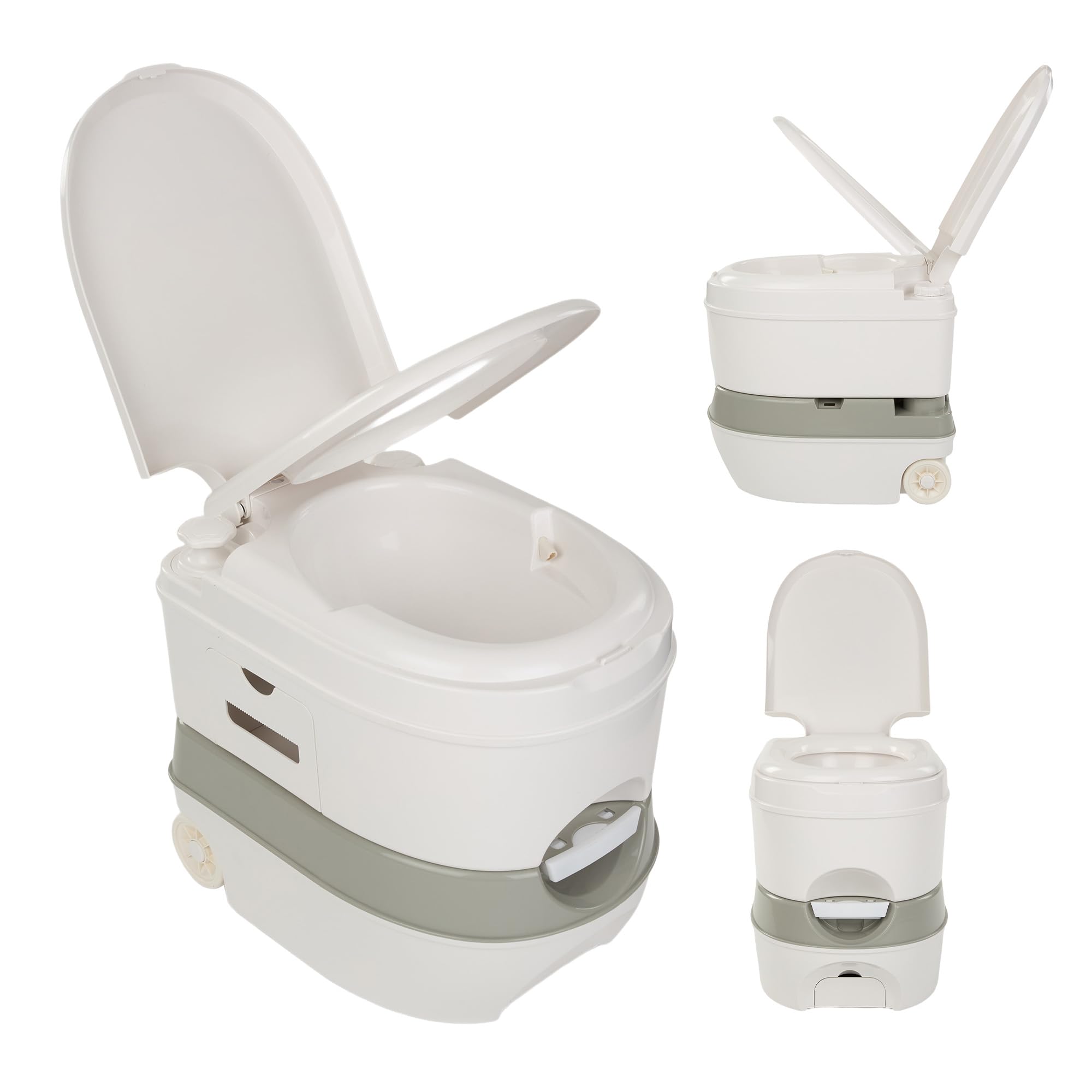 KADVA Throno PRO Campingtoilette 24 L mobile Reisetoilette Grau