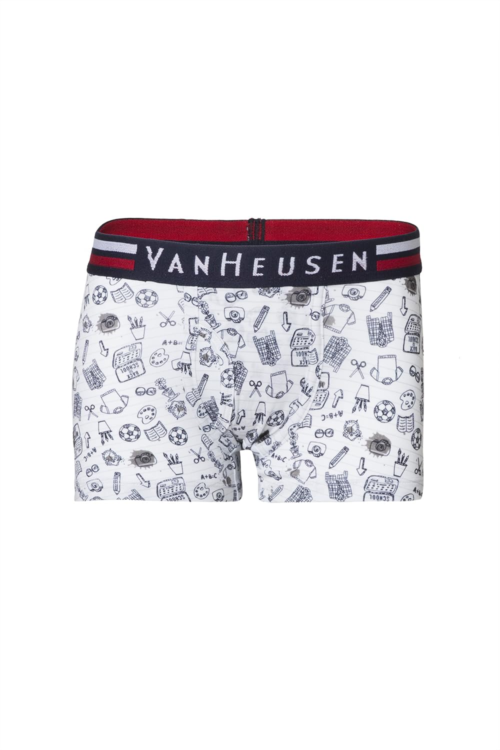 Van Heusen Boys Trunks - Combed Cotton Elastane - Pack of 2 - Elastic Waistband, Ultra Soft 4