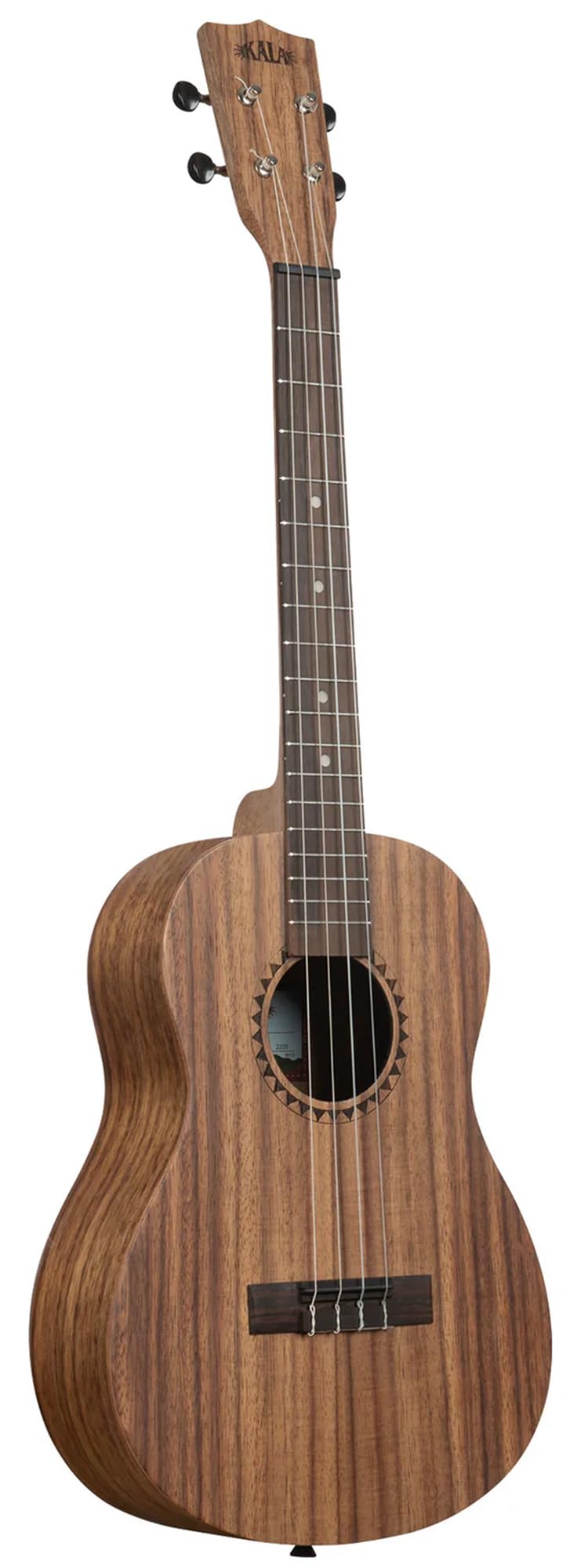 Kala Brand Music Co. Teak Collection, 4-String Ukulele, Natural, Baritone (KA B)