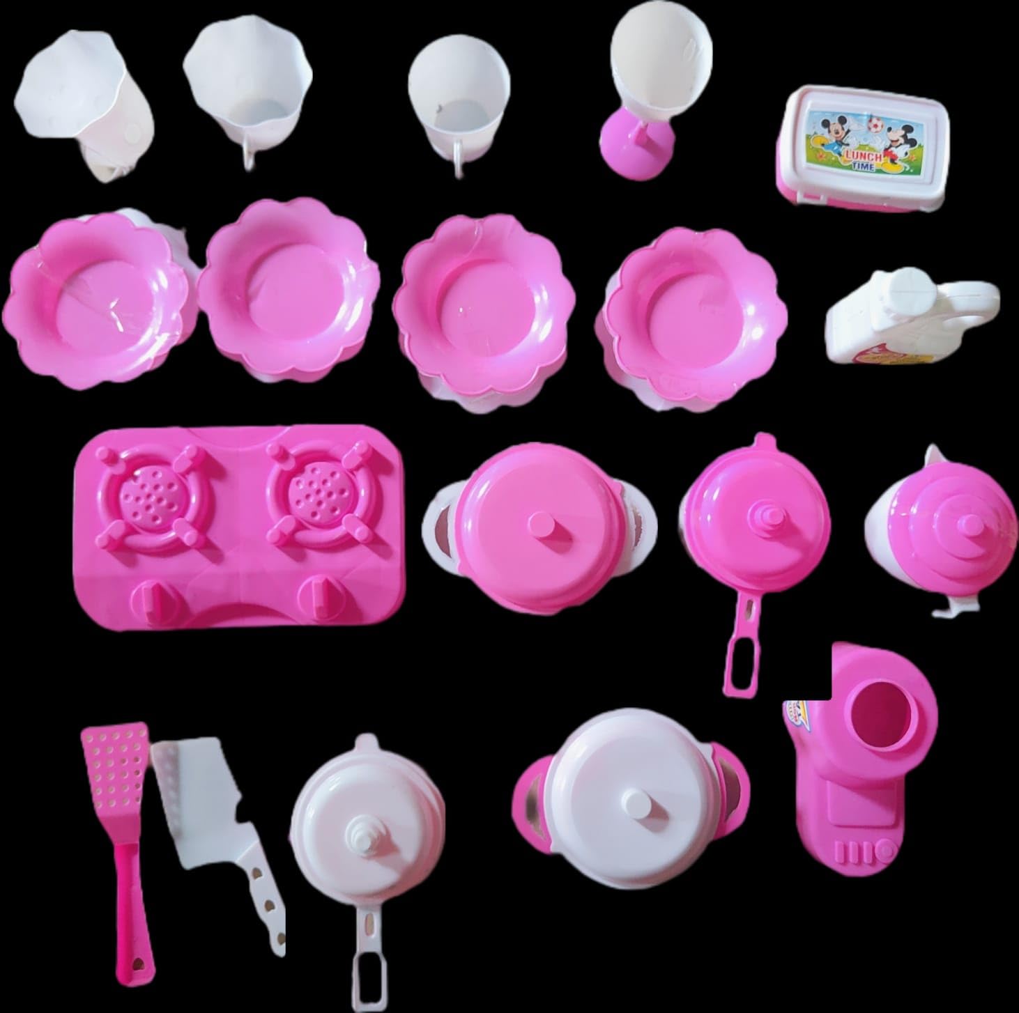 ADIVAN-Kitchen Play Set Toys for Girls -20 Pcs Portable Cooking Kitchen Play Set Pretend Play Food Party Role Toy for Boys Girls, Early Educational Toys Kitchen Set Toys (Multicolor) (B0DFY7NY32) Amazon Price History, Amazon Price Tracker