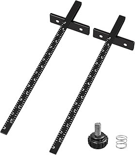 164095-8 Circular Saw Guide Rip Fence Replacement Kit for Multi Purpose Circular Saws 5005BA, 5007NB, 5057KB, BSS501, 5704R Black (2 pack)