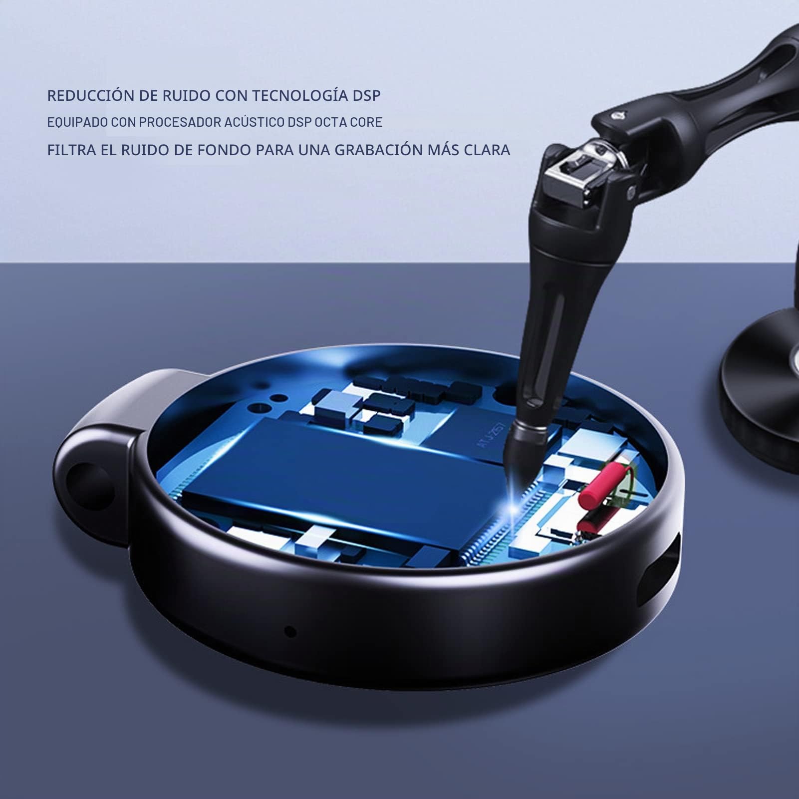Grabadora Activada por Voz, Mini Diseño de Llavero Grabadora de MP3 con Reducción de Ruido, Grabadora de Voz Digital de Bolsillo, Ideal para Reuniones, Conferencias, entrevistas (8GB)