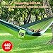 Hieha Camping Hammock with Mosquito Net, Portable Double/Single Travel Hammock w/Bug Insect Netting, Tree Straps & Carabiners for Outdoor Camping