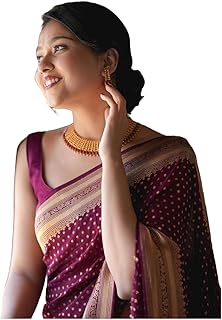 Avantika Fashion Kanjivaram Women's Soft Semi-Silk Banarasi Saree with Blouse