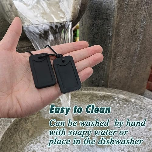 Miniatura 6 de Collar sensorial masticable para niños o adultos, colgante de silicona para perro masticable para autismo, TDAH, SPD, PICA y necesidades de