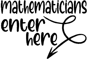 Famous Mathematicians Vinyl Wall or Door Decal
