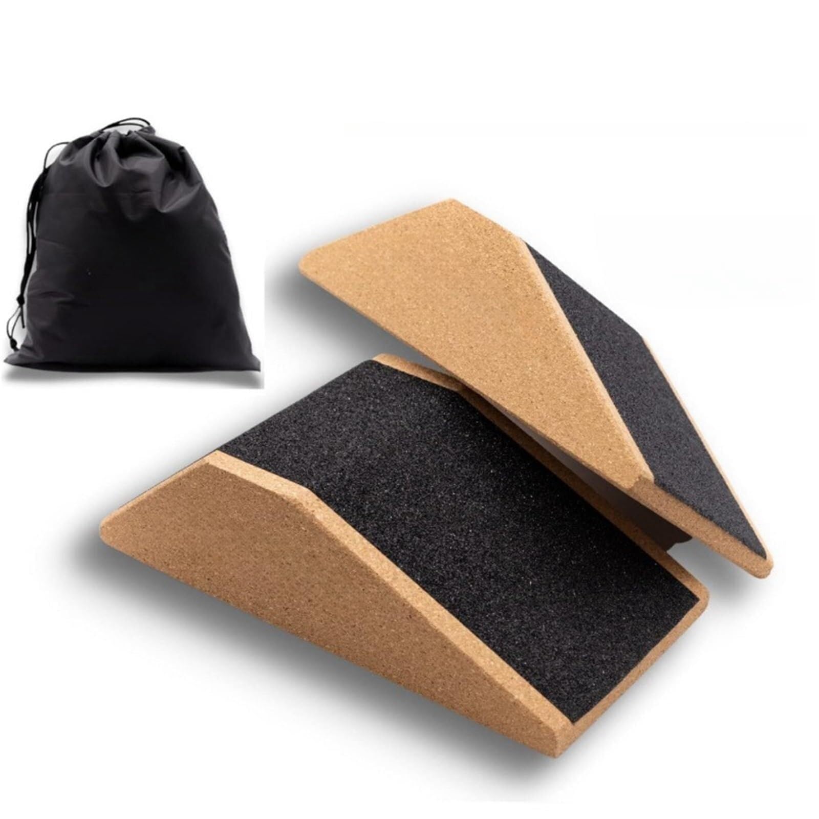 Blocchi Yoga Blocco A Cuneo Tozzo | Tavola Inclinata Antiscivolo for Squat, Zeppe Portatili for Tallone E Accessori for Palestra for Polpacci