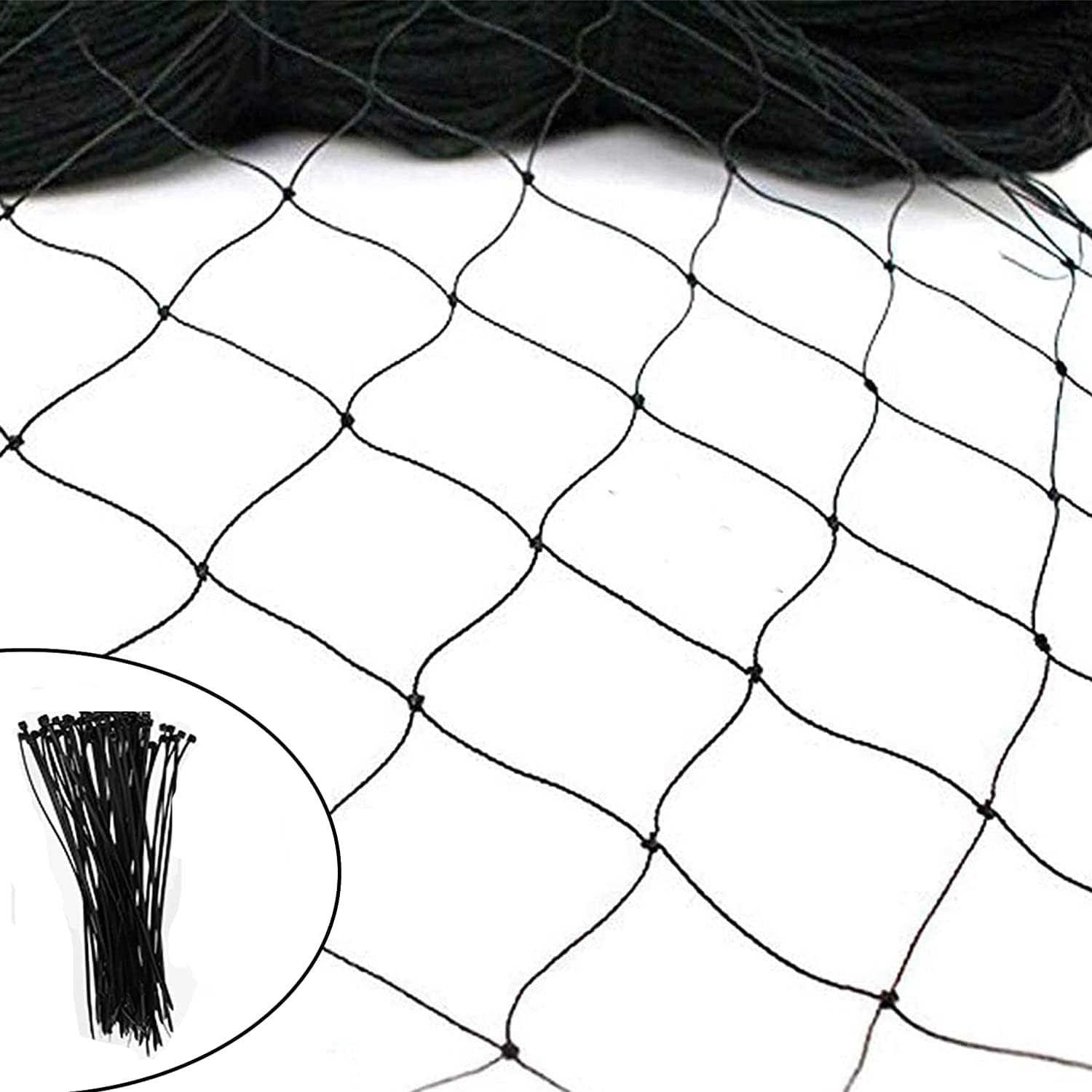 POCHY Katzennetz Edelstahl 0,8x2m - Balkonnetz Für Terrassen & Fenster